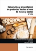 Portada del libro UF1096 - Elaboración y presentación de productos hechos a base de masas y pastas
