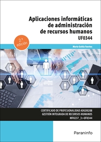 Portada del libro UF0344 - Aplicaciones informáticas de administración de recursos humanos